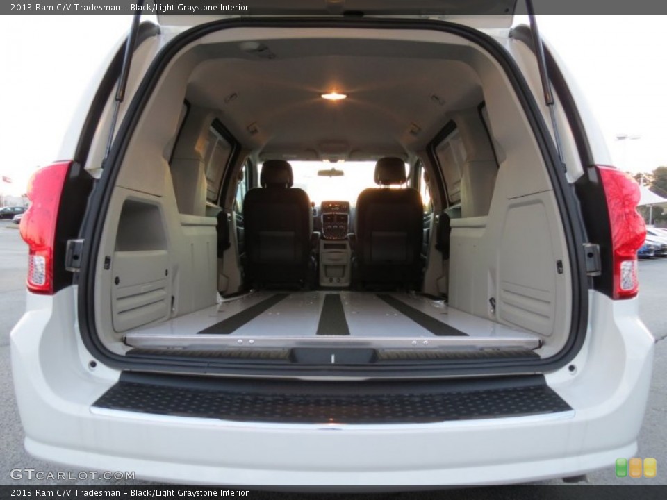 Black/Light Graystone Interior Trunk for the 2013 Ram C/V Tradesman #76697563