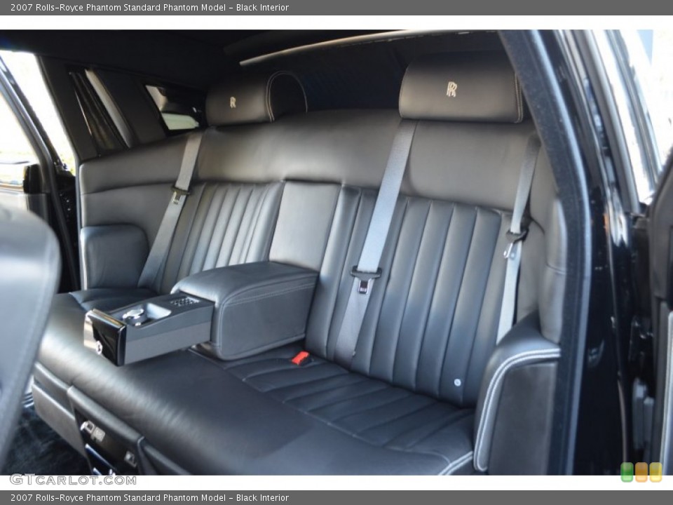 Black Interior Rear Seat for the 2007 Rolls-Royce Phantom  #76700189