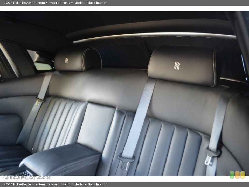 Black Interior Rear Seat for the 2007 Rolls-Royce Phantom  #76700689
