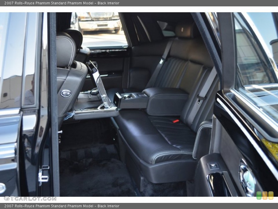 Black Interior Rear Seat for the 2007 Rolls-Royce Phantom  #76701013