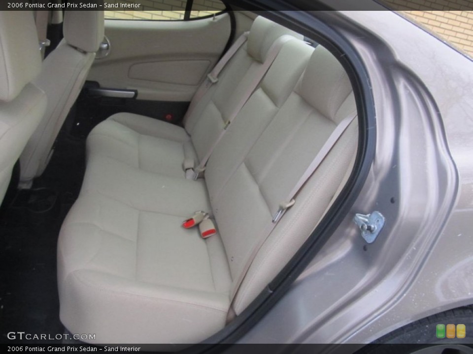 Sand Interior Rear Seat for the 2006 Pontiac Grand Prix Sedan #76708093