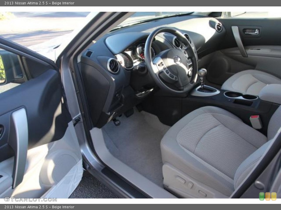 Beige Interior Prime Interior for the 2013 Nissan Altima 2.5 S #76714756