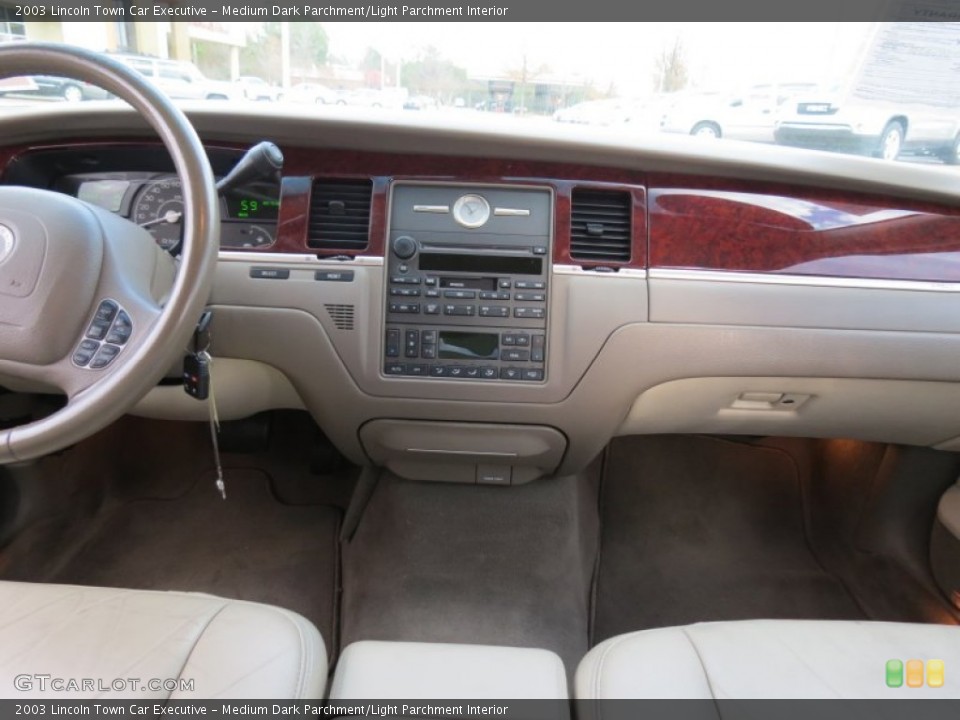 Medium Dark Parchment/Light Parchment Interior Dashboard for the 2003 Lincoln Town Car Executive #76714985