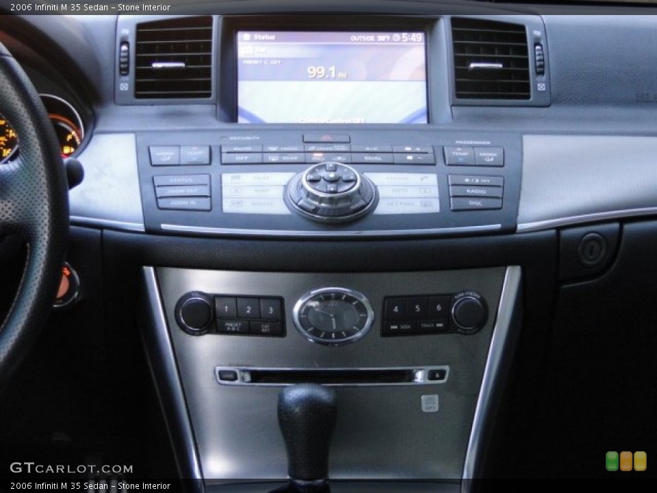 Stone Interior Controls for the 2006 Infiniti M 35 Sedan #76715173