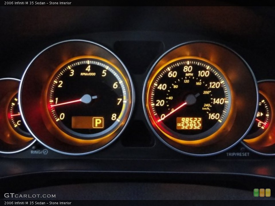 Stone Interior Gauges for the 2006 Infiniti M 35 Sedan #76715215