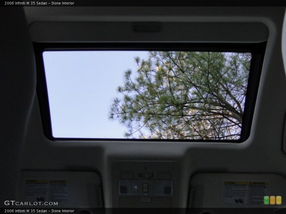 Stone Interior Sunroof for the 2006 Infiniti M 35 Sedan #76715260