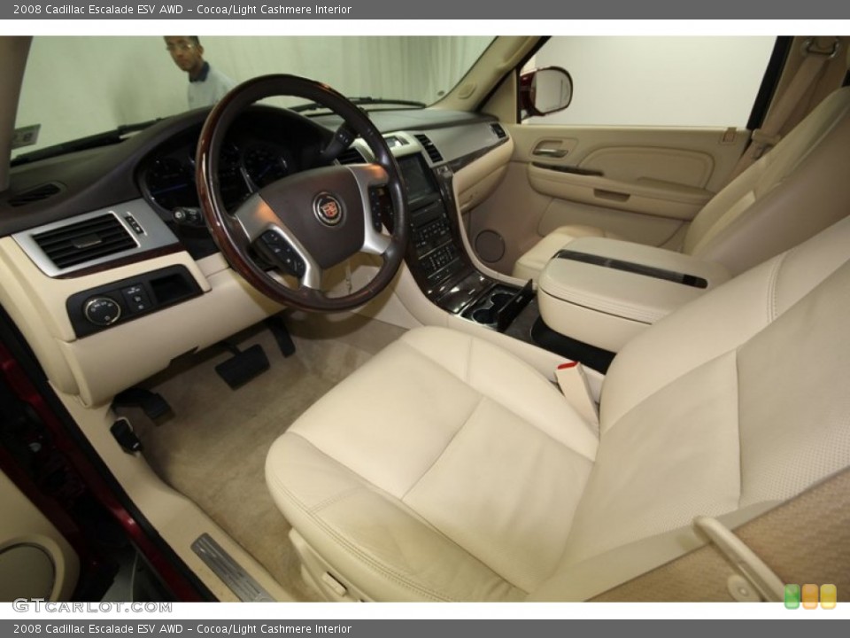 Cocoa/Light Cashmere Interior Prime Interior for the 2008 Cadillac Escalade ESV AWD #76715643