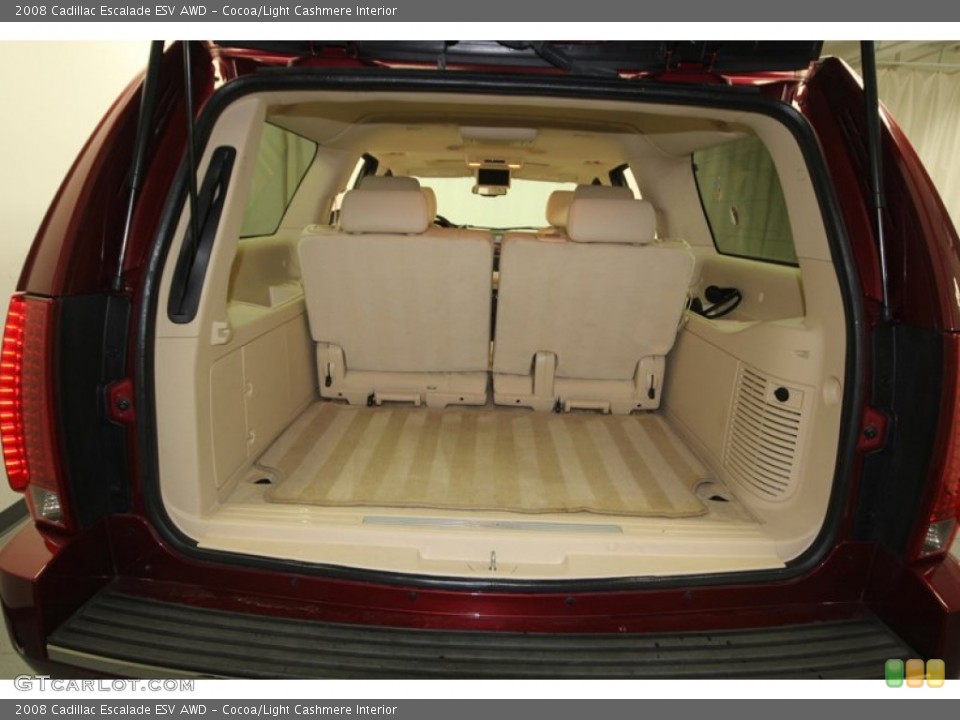 Cocoa/Light Cashmere Interior Trunk for the 2008 Cadillac Escalade ESV AWD #76716625