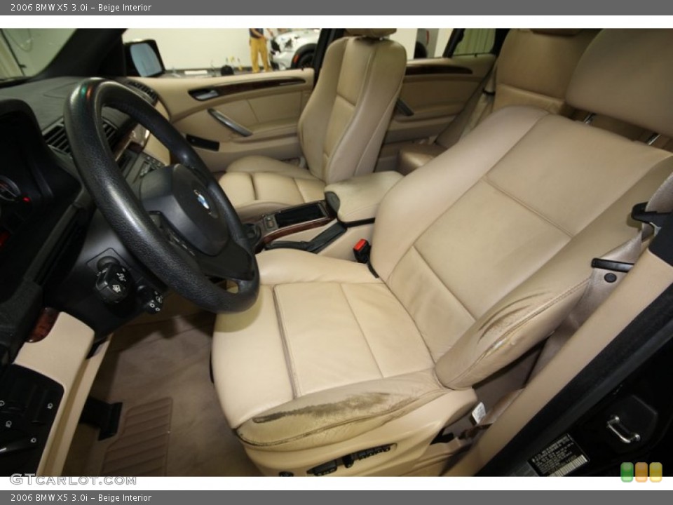 Beige Interior Front Seat for the 2006 BMW X5 3.0i #76717969