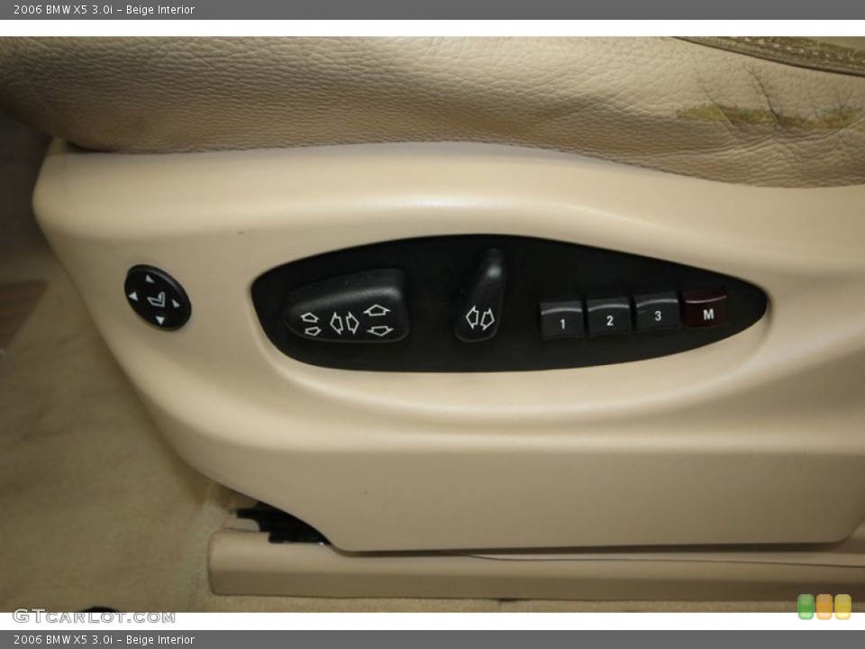 Beige Interior Controls for the 2006 BMW X5 3.0i #76718173