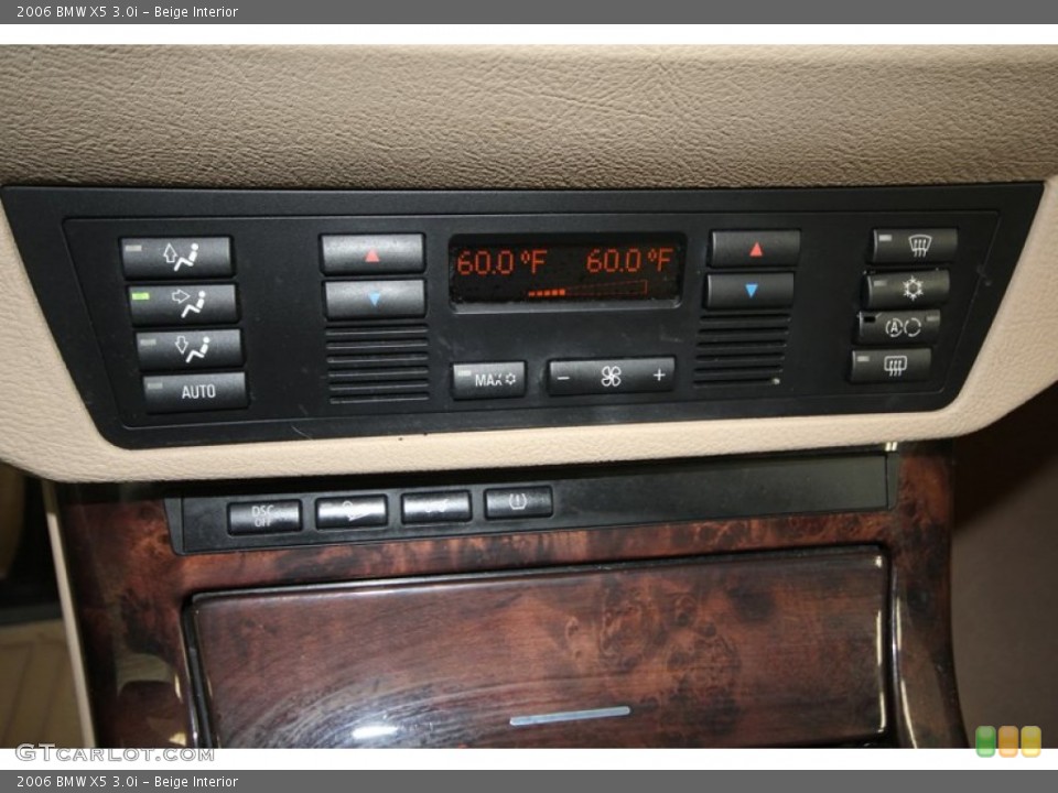 Beige Interior Controls for the 2006 BMW X5 3.0i #76718185