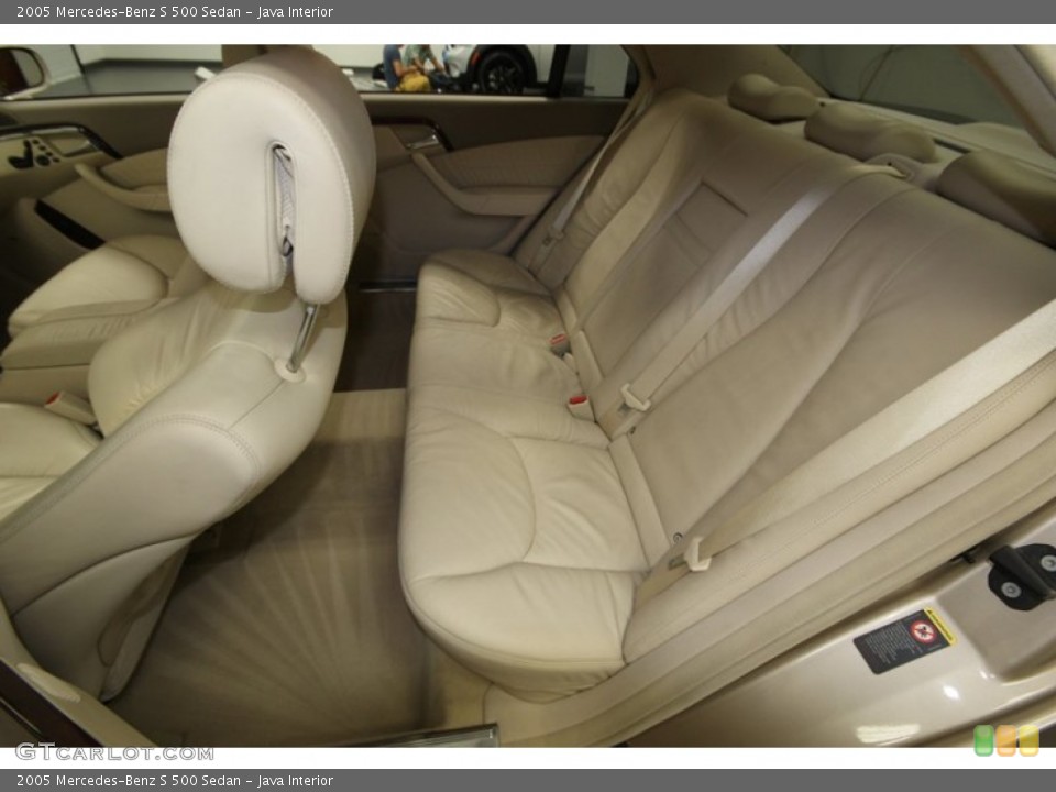 Java Interior Rear Seat for the 2005 Mercedes-Benz S 500 Sedan #76718836