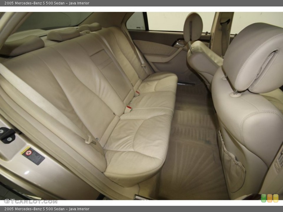 Java Interior Rear Seat for the 2005 Mercedes-Benz S 500 Sedan #76719272