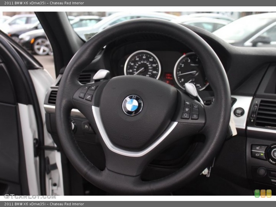 Chateau Red Interior Steering Wheel for the 2011 BMW X6 xDrive35i #76722351