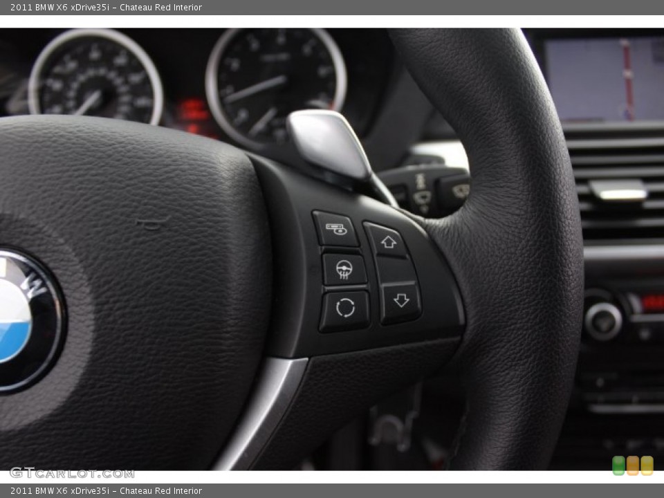 Chateau Red Interior Controls for the 2011 BMW X6 xDrive35i #76722388