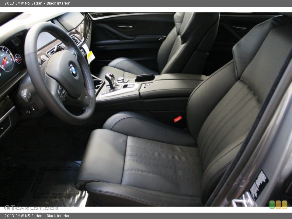 Black Interior Front Seat for the 2013 BMW M5 Sedan #76723873