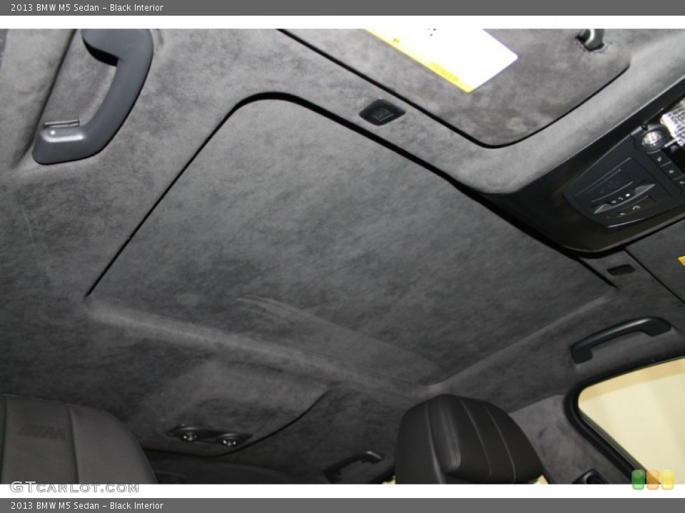 Black Interior Sunroof for the 2013 BMW M5 Sedan #76723924