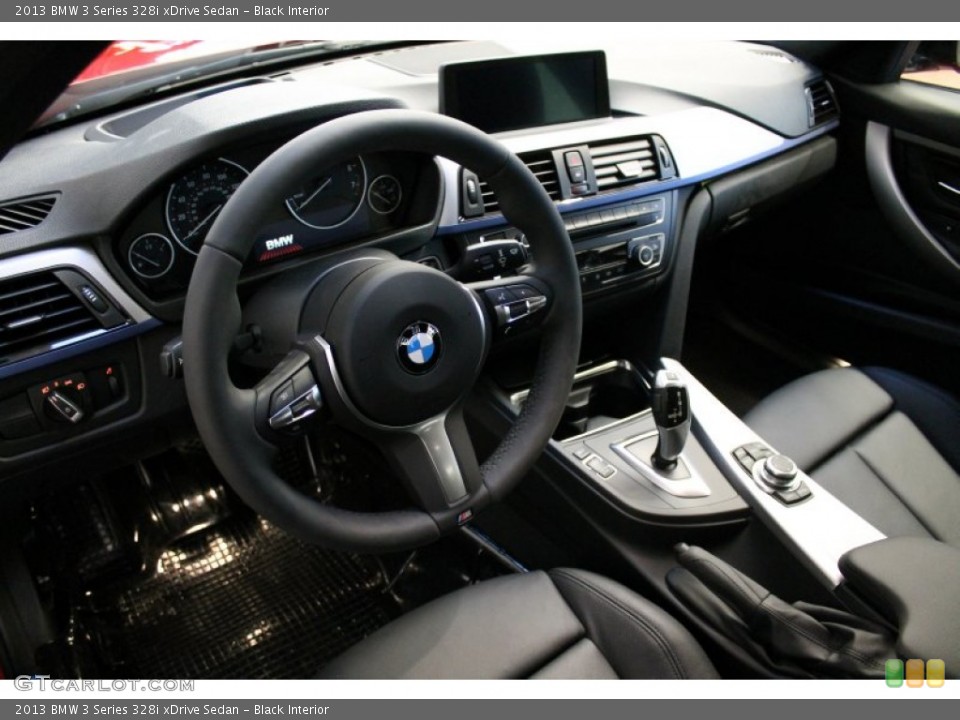 Black Interior Dashboard for the 2013 BMW 3 Series 328i xDrive Sedan #76724185
