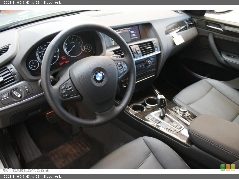 Black Interior Prime Interior for the 2013 BMW X3 xDrive 28i #76725850