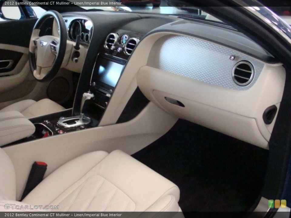 Linen/Imperial Blue Interior Dashboard for the 2012 Bentley Continental GT Mulliner #76726296