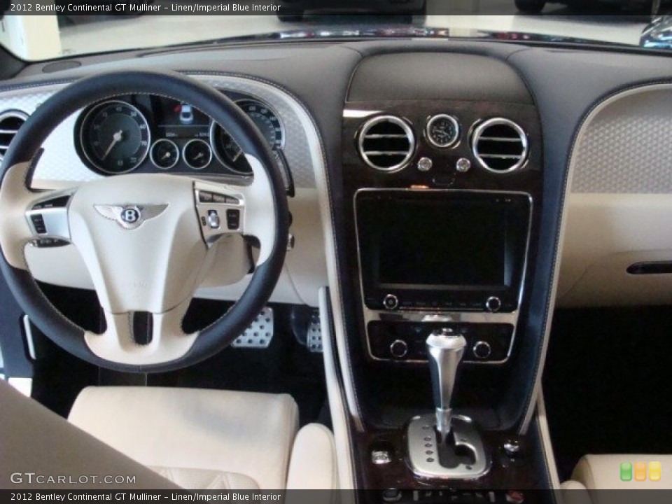 Linen/Imperial Blue Interior Dashboard for the 2012 Bentley Continental GT Mulliner #76726334