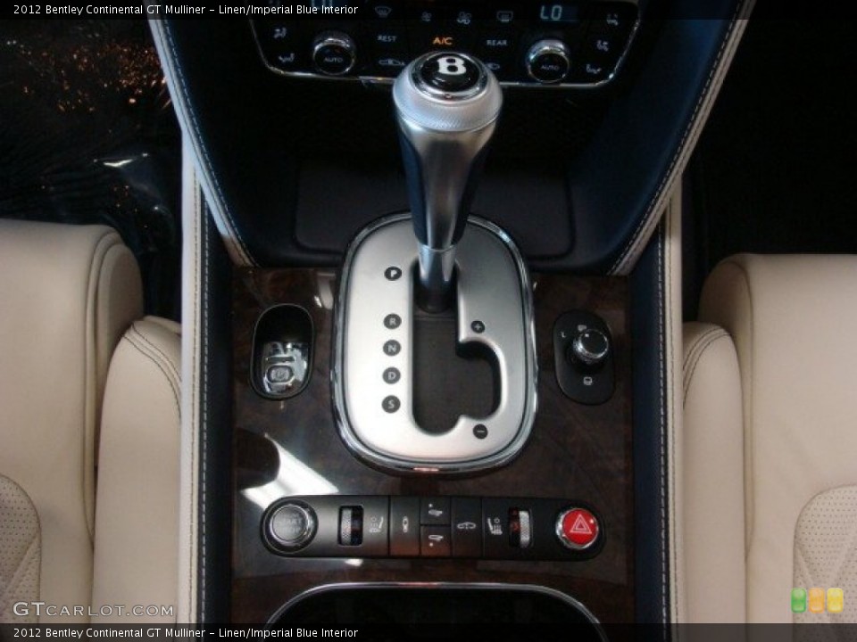 Linen/Imperial Blue Interior Transmission for the 2012 Bentley Continental GT Mulliner #76726498