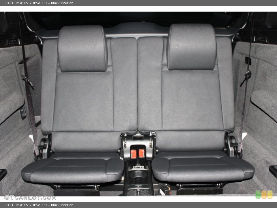 Black Interior Rear Seat for the 2011 BMW X5 xDrive 35i #76727179