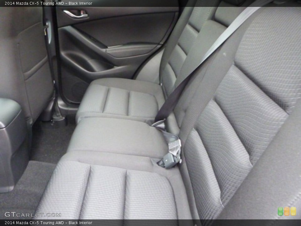 Black Interior Rear Seat for the 2014 Mazda CX-5 Touring AWD #76733083