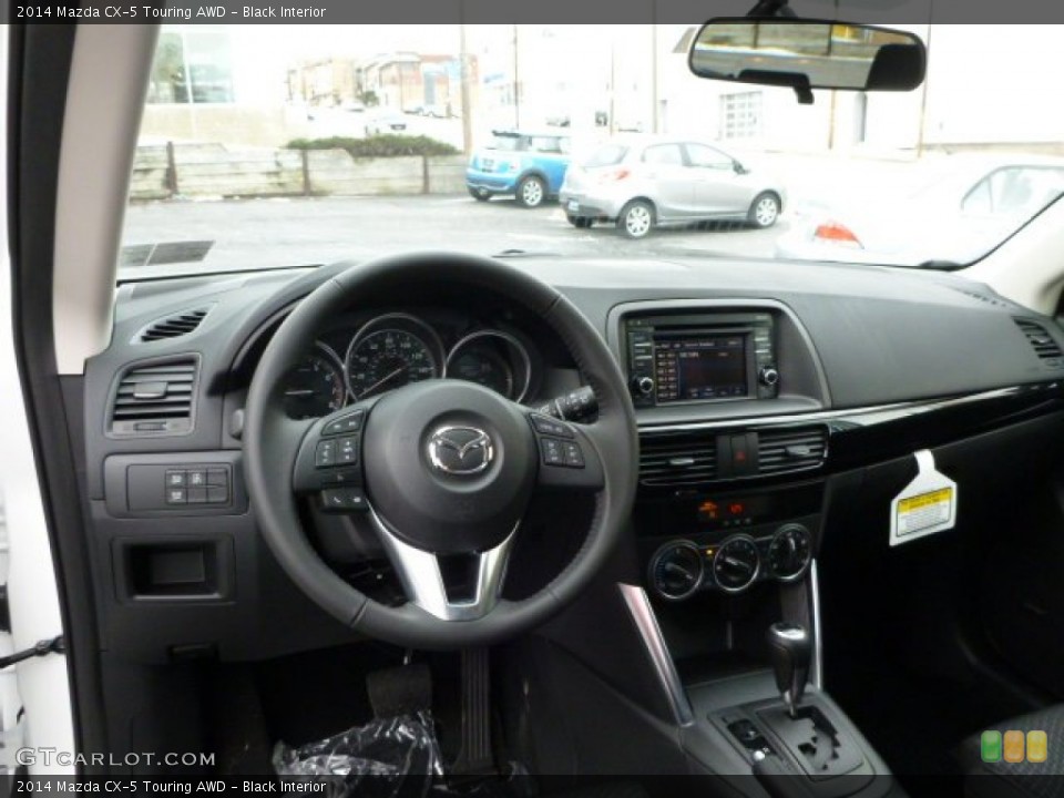 Black Interior Dashboard for the 2014 Mazda CX-5 Touring AWD #76733086