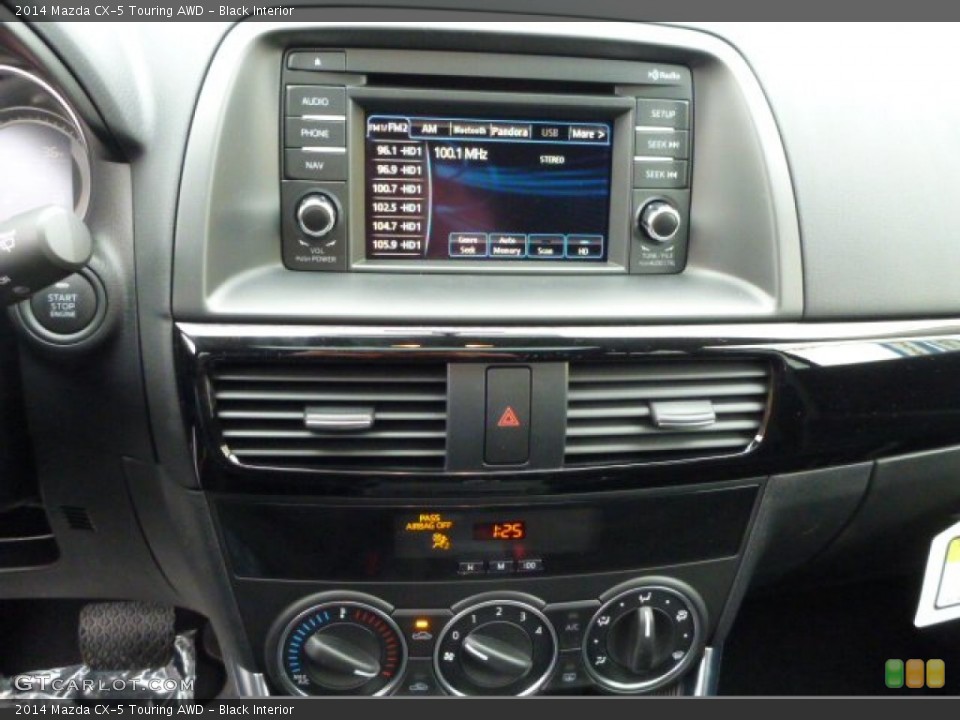 Black Interior Controls for the 2014 Mazda CX-5 Touring AWD #76733197