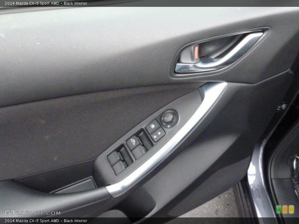 Black Interior Controls for the 2014 Mazda CX-5 Sport AWD #76733392