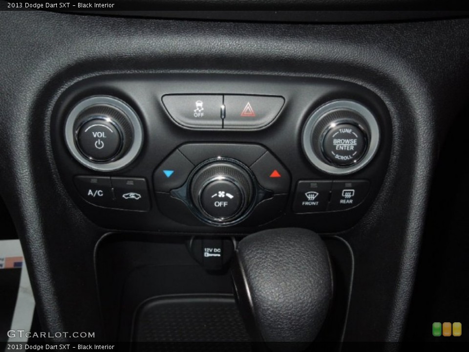 Black Interior Controls for the 2013 Dodge Dart SXT #76734448