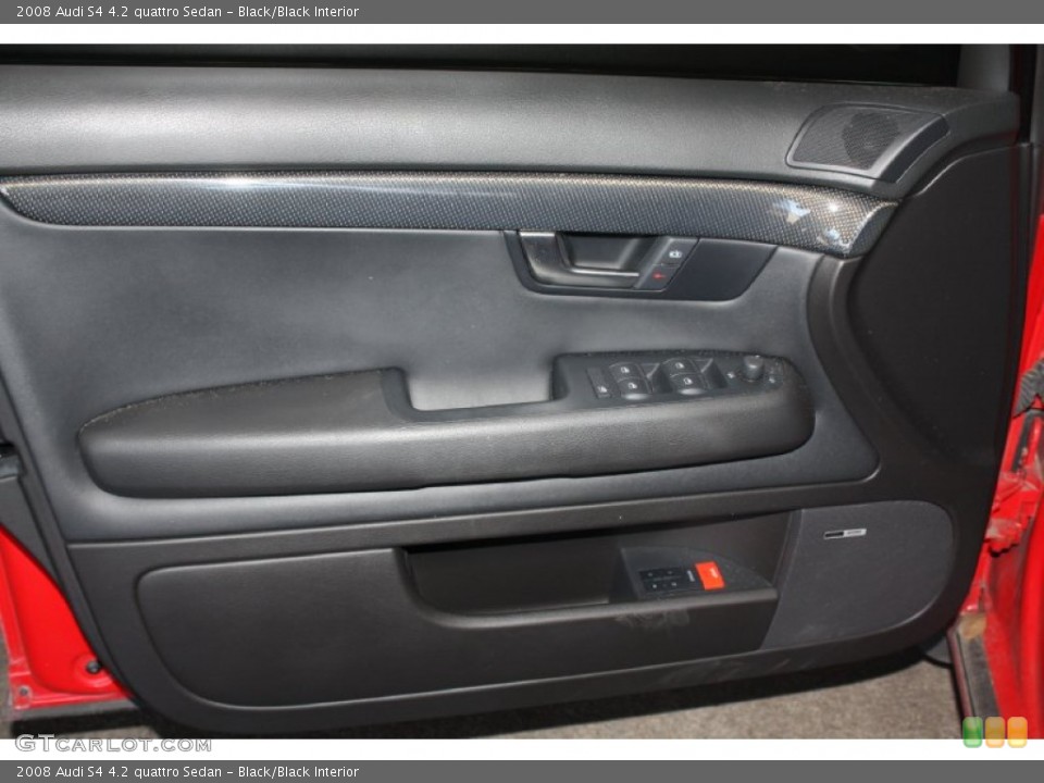 Black/Black Interior Door Panel for the 2008 Audi S4 4.2 quattro Sedan #76735522