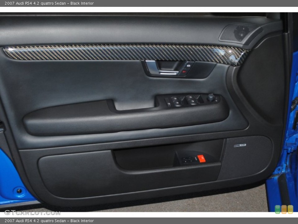 Black Interior Door Panel for the 2007 Audi RS4 4.2 quattro Sedan #76735999
