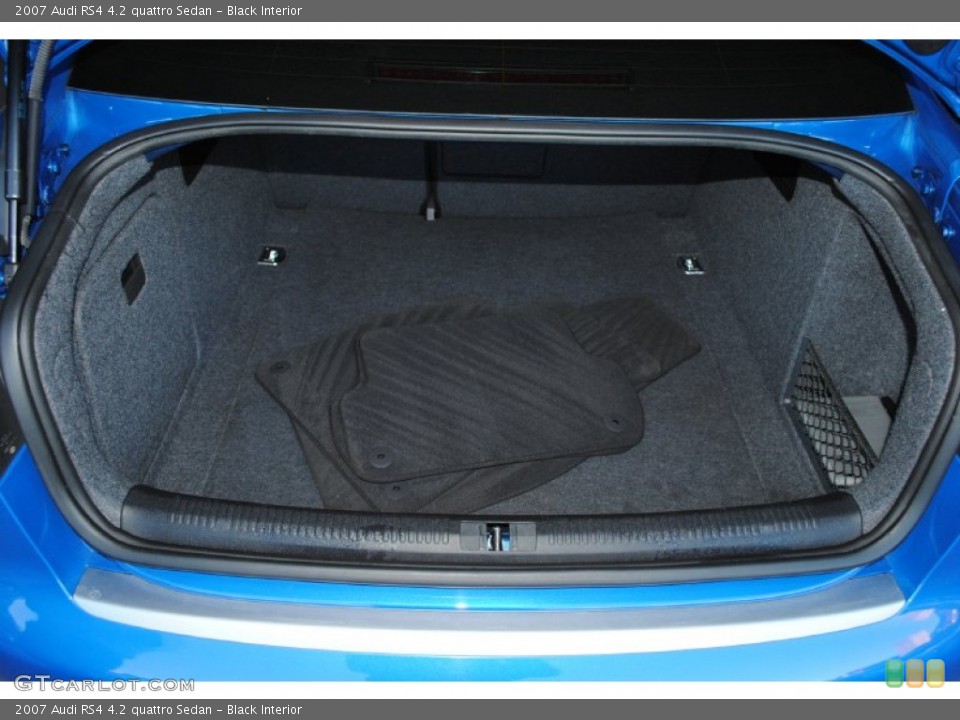 Black Interior Trunk for the 2007 Audi RS4 4.2 quattro Sedan #76736236