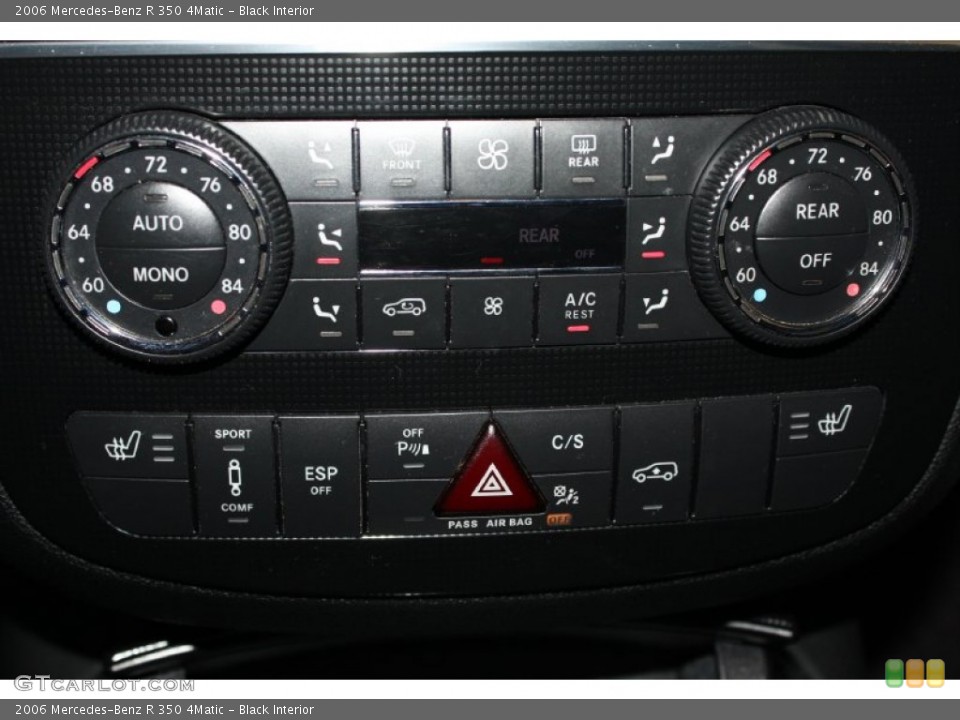 Black Interior Controls for the 2006 Mercedes-Benz R 350 4Matic #76736809