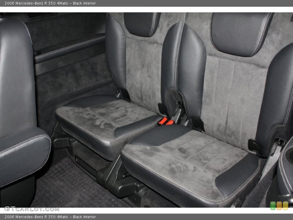 Black Interior Rear Seat for the 2006 Mercedes-Benz R 350 4Matic #76736908