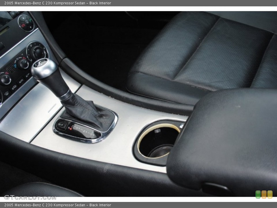 Black Interior Transmission for the 2005 Mercedes-Benz C 230 Kompressor Sedan #76737992