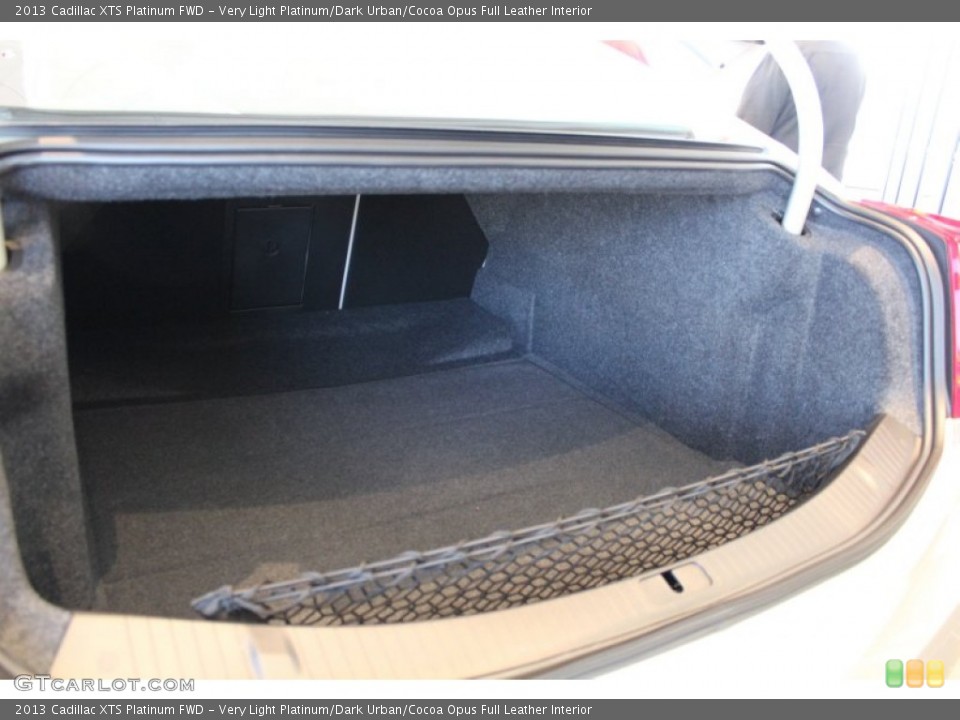 Very Light Platinum/Dark Urban/Cocoa Opus Full Leather Interior Trunk for the 2013 Cadillac XTS Platinum FWD #76737995