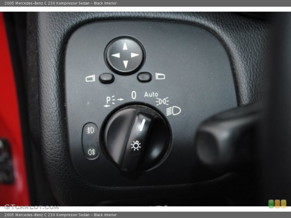 Black Interior Controls for the 2005 Mercedes-Benz C 230 Kompressor Sedan #76738068