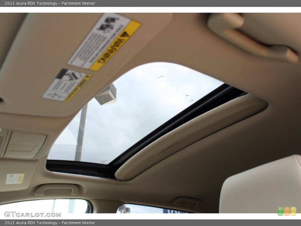 Parchment Interior Sunroof for the 2013 Acura RDX Technology #76738901