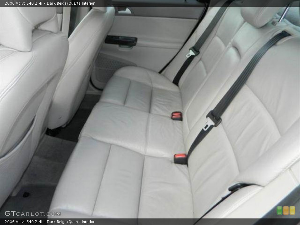 Dark Beige/Quartz Interior Rear Seat for the 2006 Volvo S40 2.4i #76740965