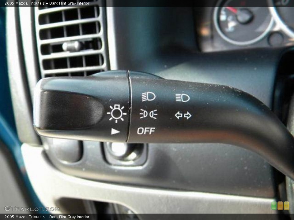 Dark Flint Gray Interior Controls for the 2005 Mazda Tribute s #76742498
