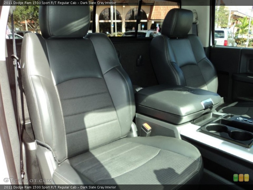 Dark Slate Gray Interior Front Seat for the 2011 Dodge Ram 1500 Sport R/T Regular Cab #76743718