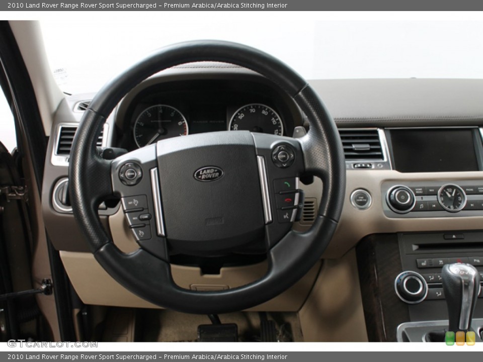Premium Arabica/Arabica Stitching Interior Steering Wheel for the 2010 Land Rover Range Rover Sport Supercharged #76743772