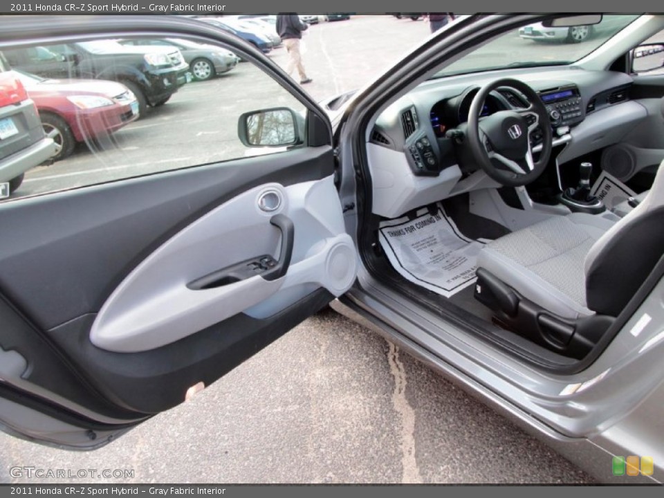 Gray Fabric Interior Photo for the 2011 Honda CR-Z Sport Hybrid #76744289
