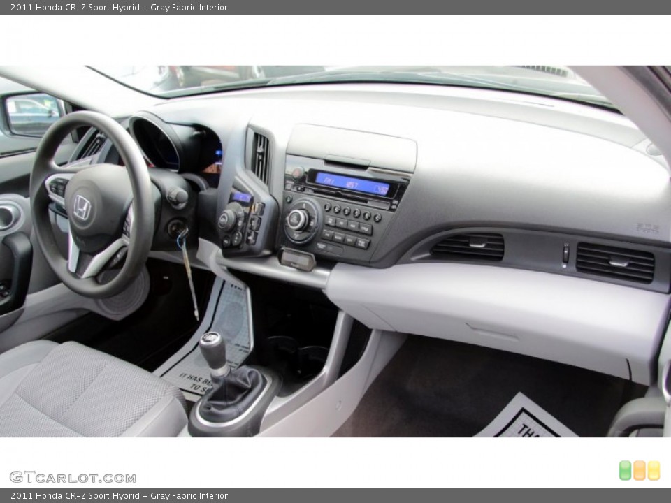 Gray Fabric Interior Dashboard for the 2011 Honda CR-Z Sport Hybrid #76744379