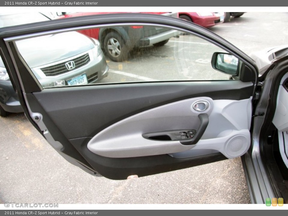 Gray Fabric Interior Door Panel for the 2011 Honda CR-Z Sport Hybrid #76744571