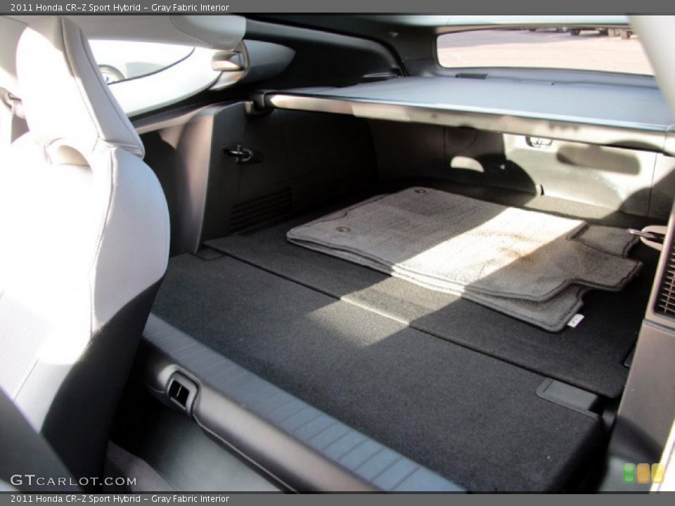 Gray Fabric Interior Photo for the 2011 Honda CR-Z Sport Hybrid #76744598