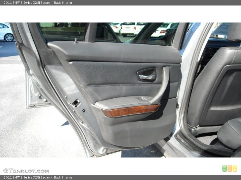Black Interior Door Panel for the 2011 BMW 3 Series 328i Sedan #76746875